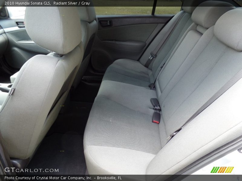 Radiant Silver / Gray 2010 Hyundai Sonata GLS