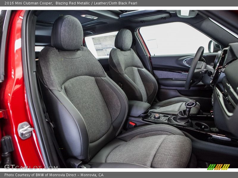  2016 Clubman Cooper Leather/Cloth Black Pearl Interior