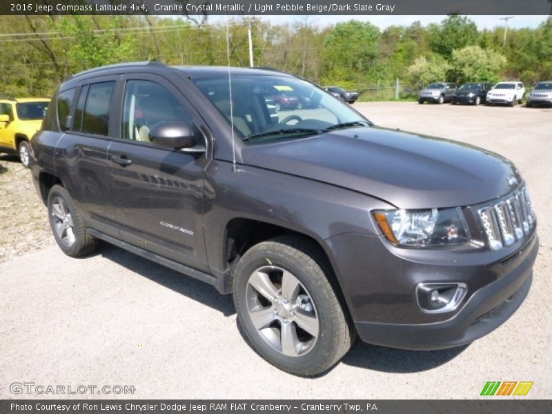 Granite Crystal Metallic / Light Pebble Beige/Dark Slate Gray 2016 Jeep Compass Latitude 4x4