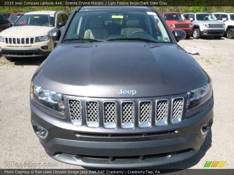 Granite Crystal Metallic / Light Pebble Beige/Dark Slate Gray 2016 Jeep Compass Latitude 4x4