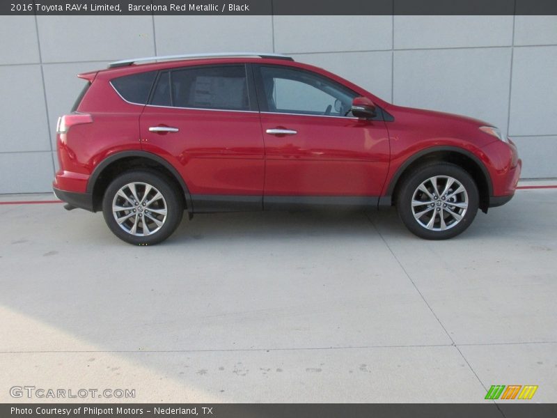 Barcelona Red Metallic / Black 2016 Toyota RAV4 Limited