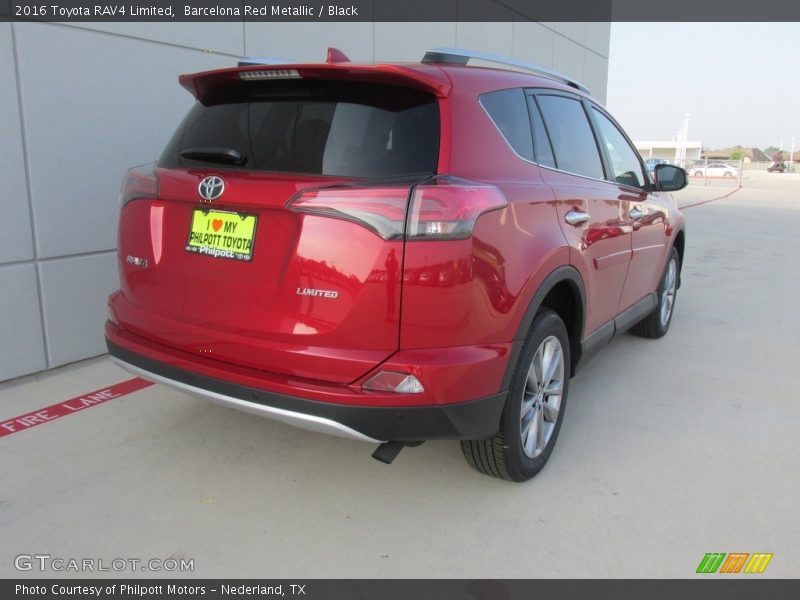 Barcelona Red Metallic / Black 2016 Toyota RAV4 Limited