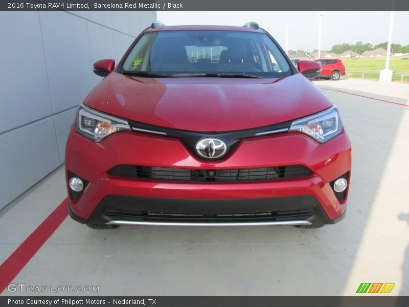 Barcelona Red Metallic / Black 2016 Toyota RAV4 Limited