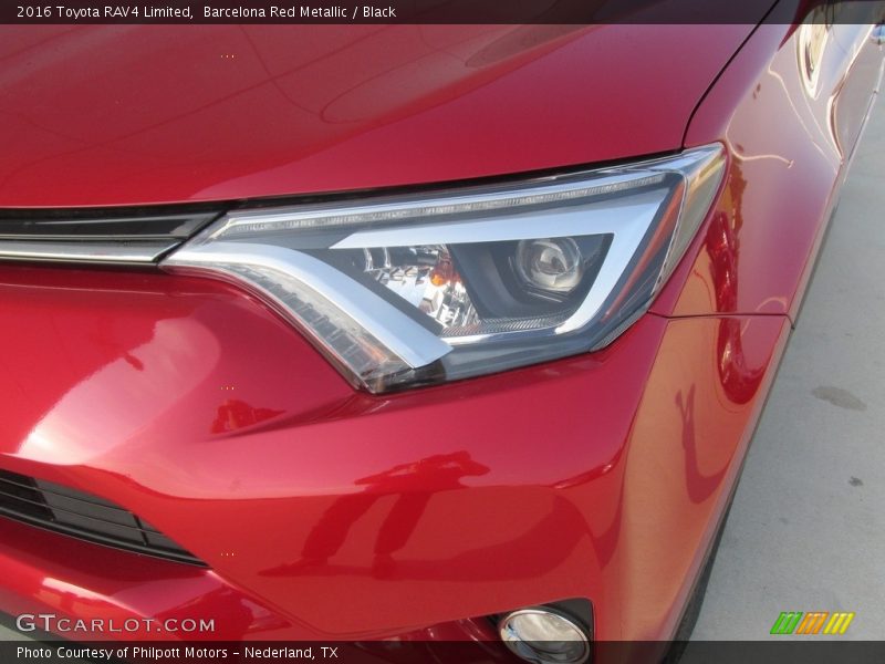 Barcelona Red Metallic / Black 2016 Toyota RAV4 Limited