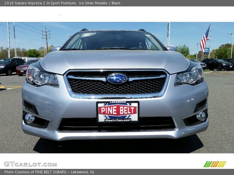 Ice Silver Metallic / Black 2016 Subaru Impreza 2.0i Sport Premium