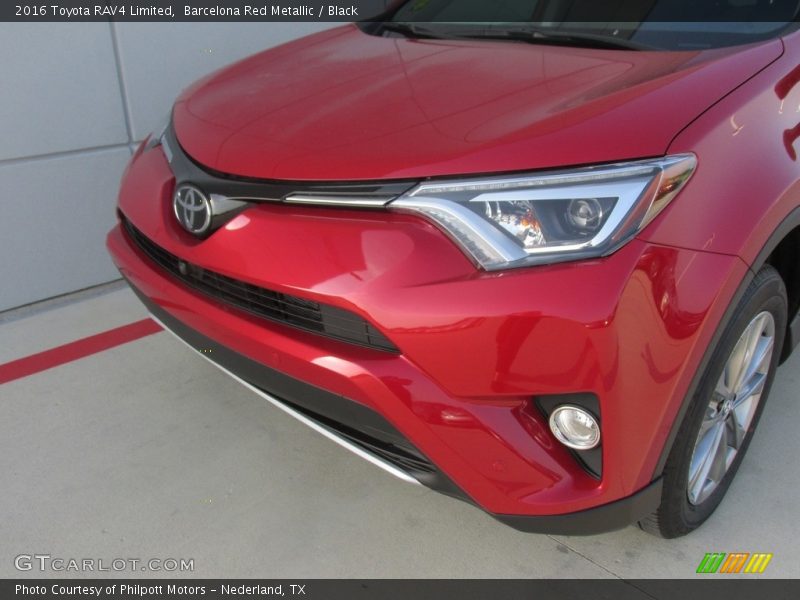 Barcelona Red Metallic / Black 2016 Toyota RAV4 Limited