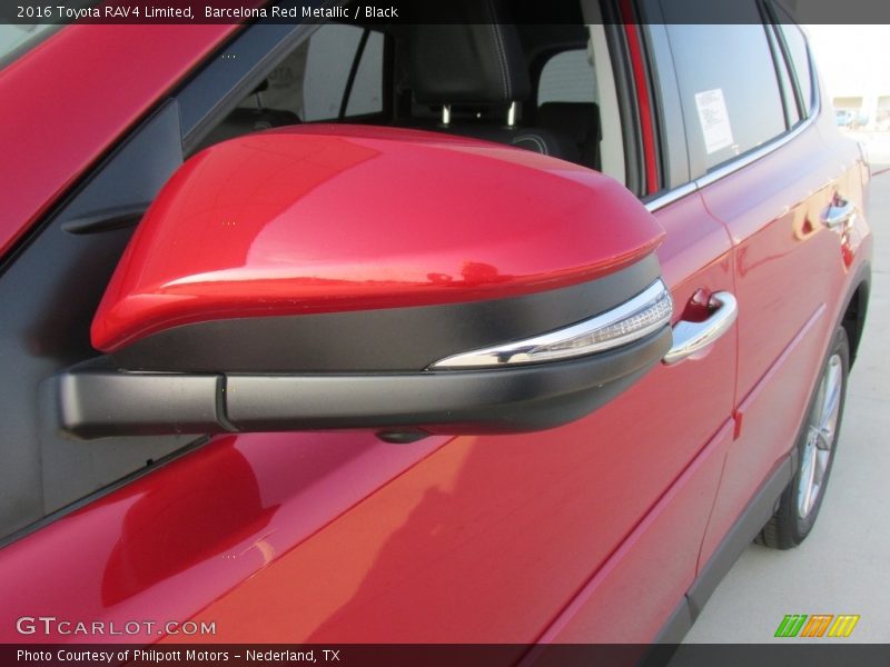 Barcelona Red Metallic / Black 2016 Toyota RAV4 Limited