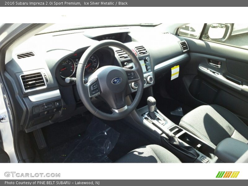 Ice Silver Metallic / Black 2016 Subaru Impreza 2.0i Sport Premium