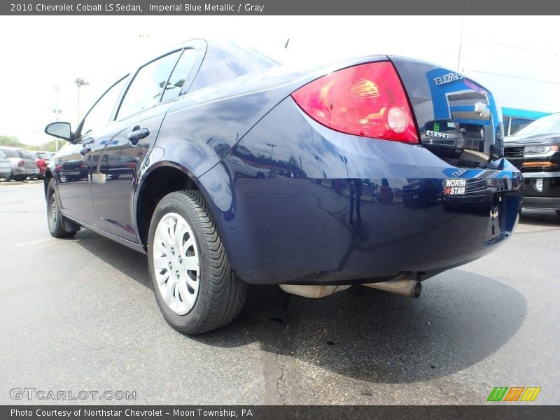 Imperial Blue Metallic / Gray 2010 Chevrolet Cobalt LS Sedan