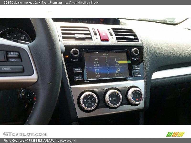 Ice Silver Metallic / Black 2016 Subaru Impreza 2.0i Sport Premium