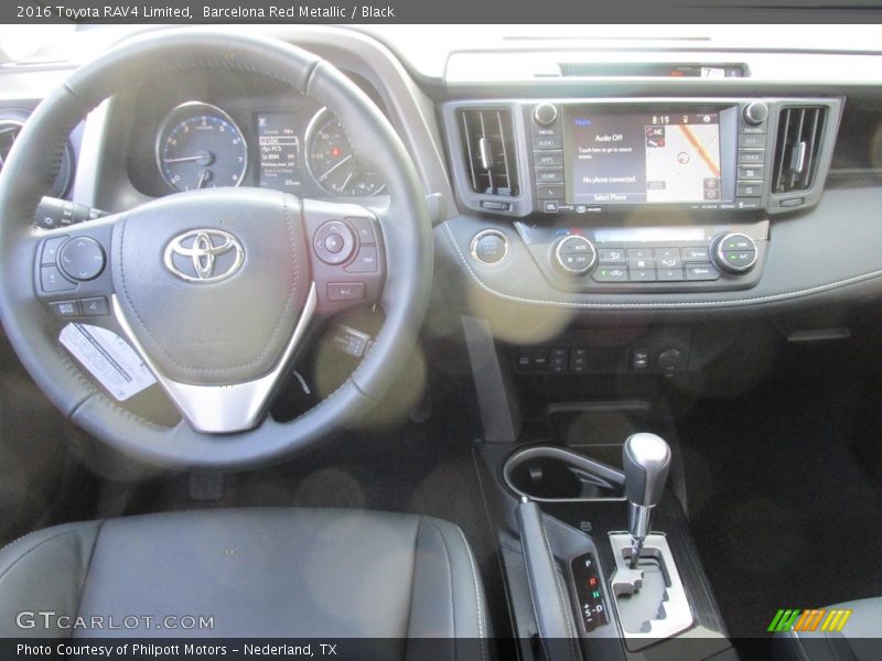 Barcelona Red Metallic / Black 2016 Toyota RAV4 Limited