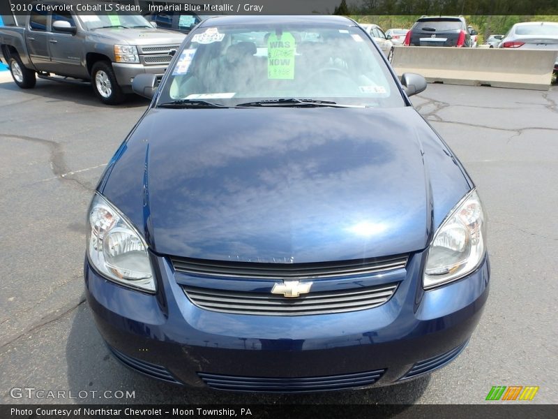 Imperial Blue Metallic / Gray 2010 Chevrolet Cobalt LS Sedan