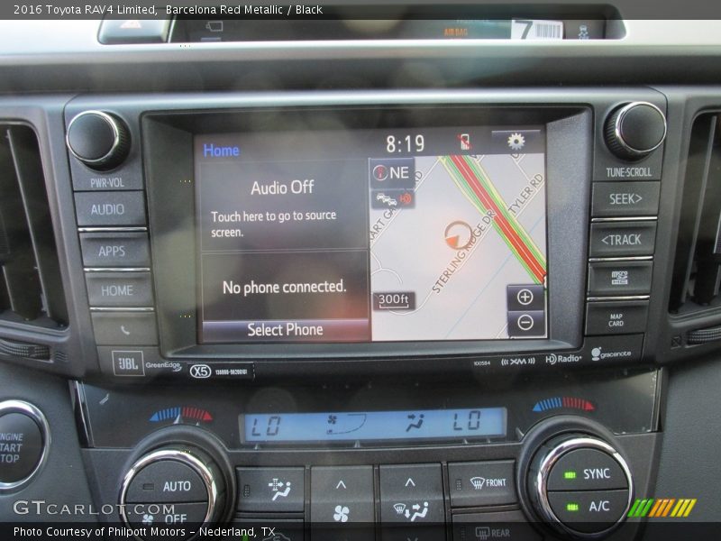 Barcelona Red Metallic / Black 2016 Toyota RAV4 Limited