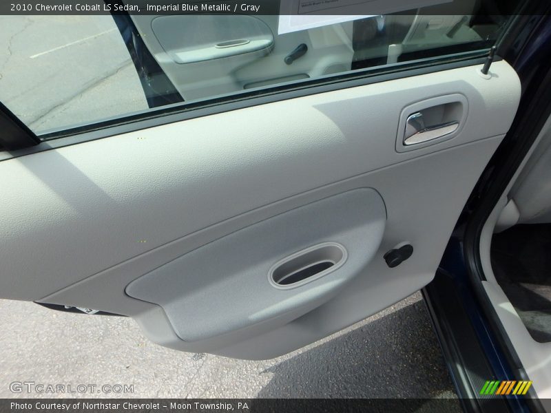 Imperial Blue Metallic / Gray 2010 Chevrolet Cobalt LS Sedan