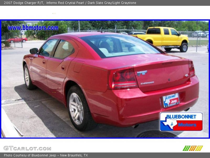 Inferno Red Crystal Pearl / Dark Slate Gray/Light Graystone 2007 Dodge Charger R/T