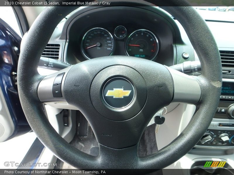 Imperial Blue Metallic / Gray 2010 Chevrolet Cobalt LS Sedan