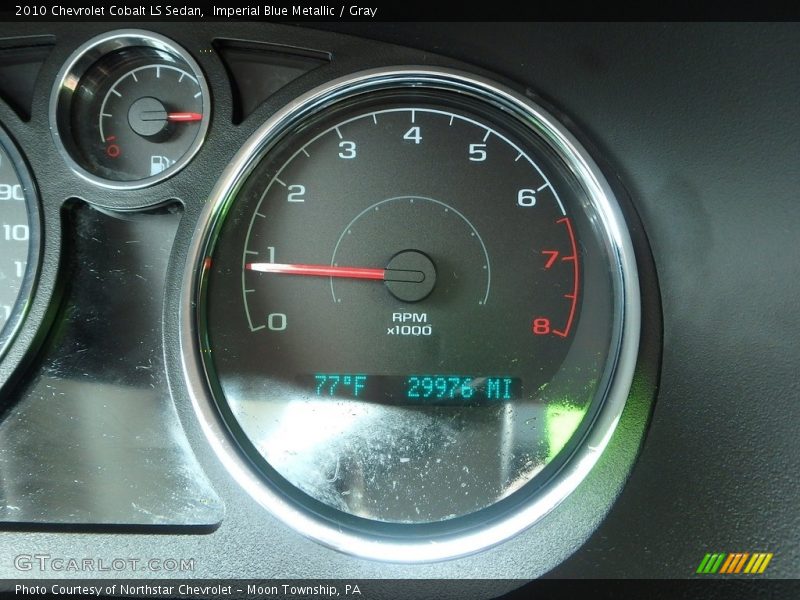 Imperial Blue Metallic / Gray 2010 Chevrolet Cobalt LS Sedan