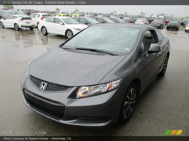 Polished Metal Metallic / Gray 2013 Honda Civic EX Coupe