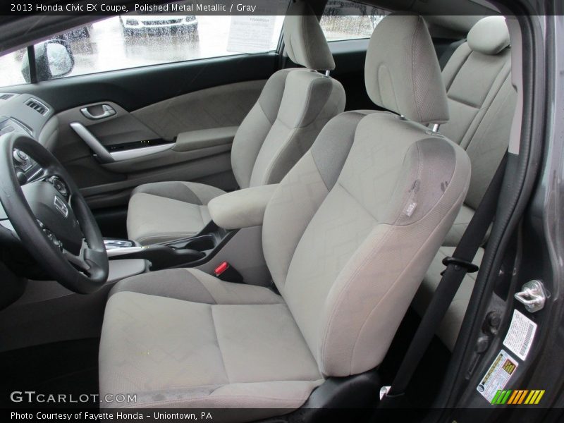 Polished Metal Metallic / Gray 2013 Honda Civic EX Coupe