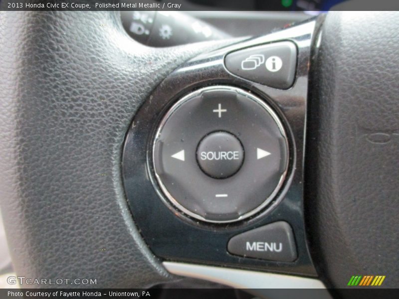 Polished Metal Metallic / Gray 2013 Honda Civic EX Coupe