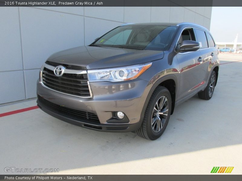 Predawn Gray Mica / Ash 2016 Toyota Highlander XLE