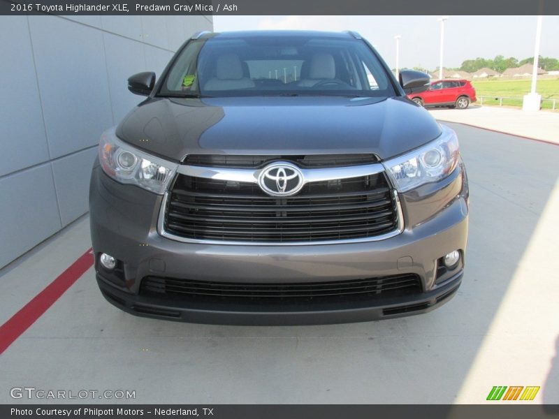 Predawn Gray Mica / Ash 2016 Toyota Highlander XLE