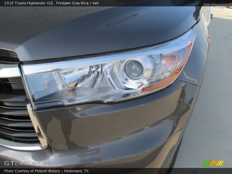 Predawn Gray Mica / Ash 2016 Toyota Highlander XLE