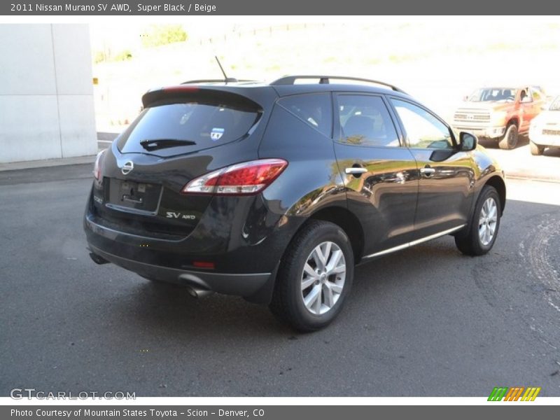 Super Black / Beige 2011 Nissan Murano SV AWD