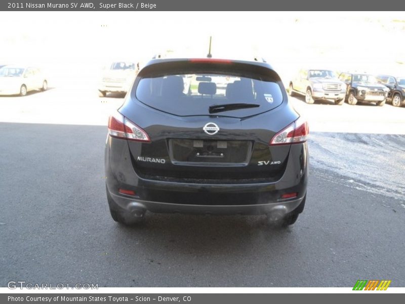 Super Black / Beige 2011 Nissan Murano SV AWD