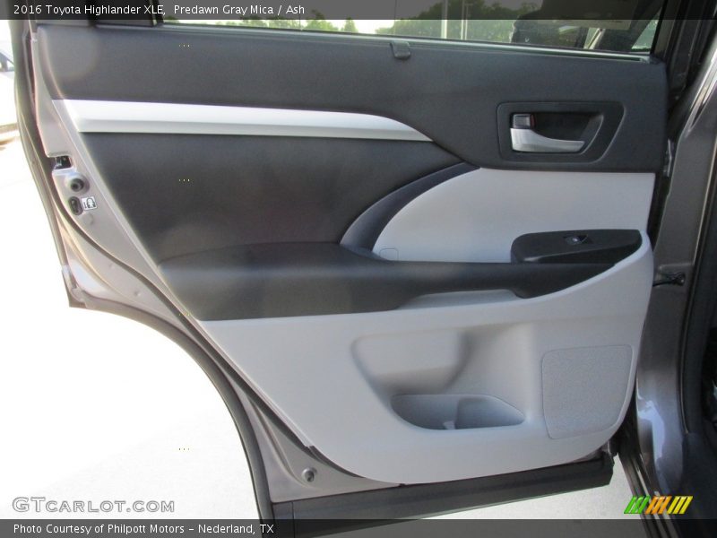 Predawn Gray Mica / Ash 2016 Toyota Highlander XLE