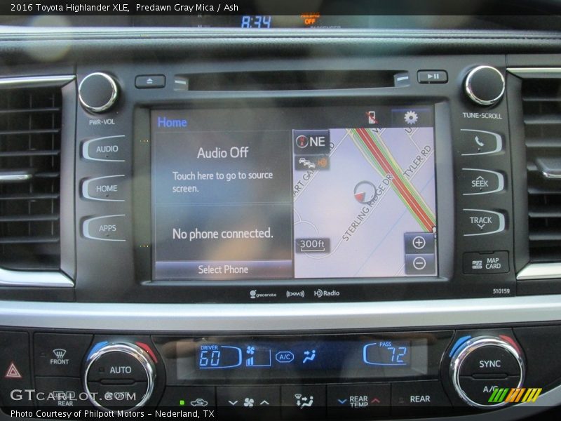 Predawn Gray Mica / Ash 2016 Toyota Highlander XLE