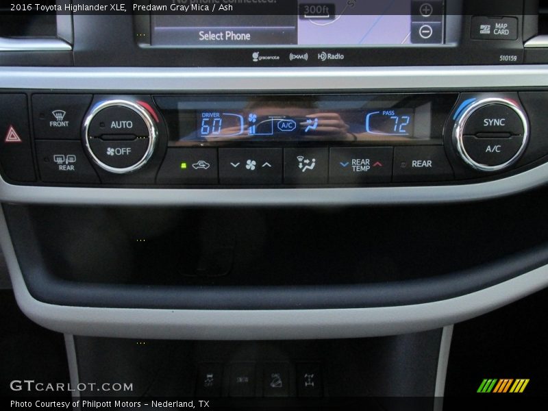 Predawn Gray Mica / Ash 2016 Toyota Highlander XLE
