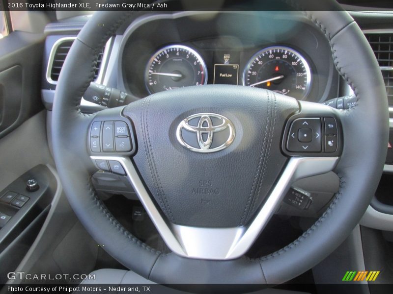 Predawn Gray Mica / Ash 2016 Toyota Highlander XLE