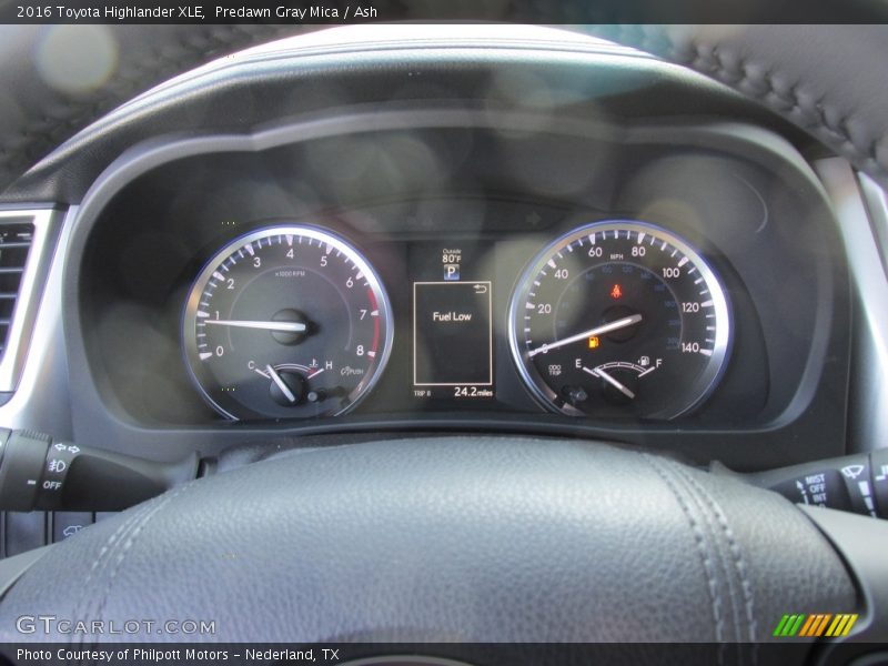 Predawn Gray Mica / Ash 2016 Toyota Highlander XLE