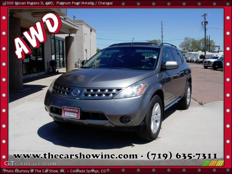 Platinum Pearl Metallic / Charcoal 2006 Nissan Murano SL AWD