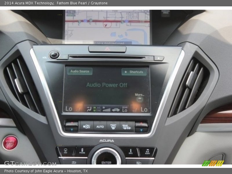 Fathom Blue Pearl / Graystone 2014 Acura MDX Technology