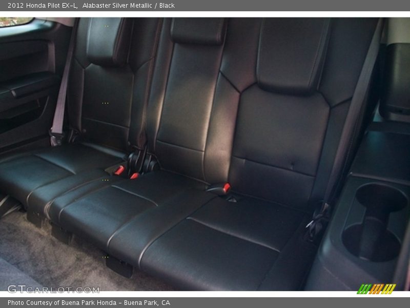 Alabaster Silver Metallic / Black 2012 Honda Pilot EX-L