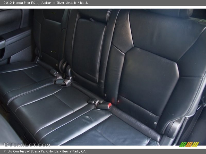 Alabaster Silver Metallic / Black 2012 Honda Pilot EX-L