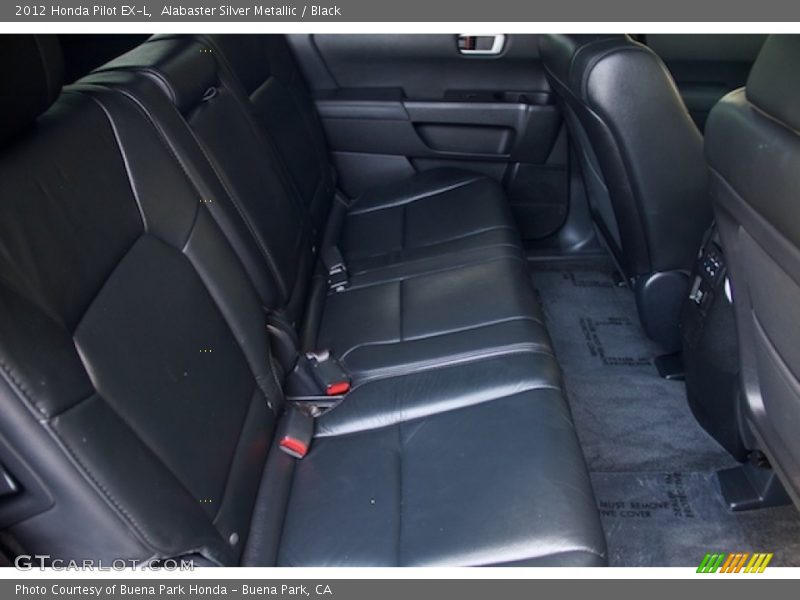 Alabaster Silver Metallic / Black 2012 Honda Pilot EX-L