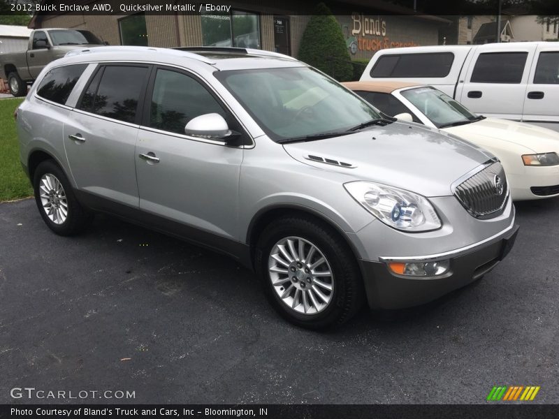 Quicksilver Metallic / Ebony 2012 Buick Enclave AWD