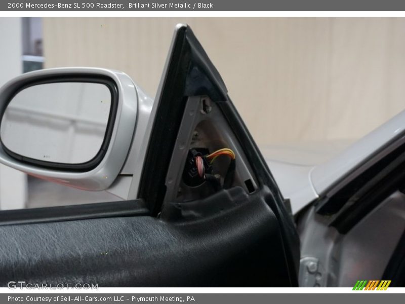 Brilliant Silver Metallic / Black 2000 Mercedes-Benz SL 500 Roadster