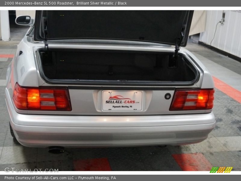 Brilliant Silver Metallic / Black 2000 Mercedes-Benz SL 500 Roadster