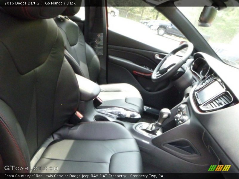 Go Mango / Black 2016 Dodge Dart GT