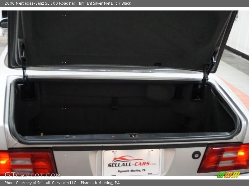 Brilliant Silver Metallic / Black 2000 Mercedes-Benz SL 500 Roadster