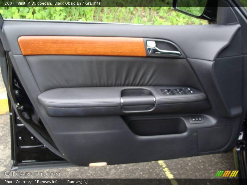 Black Obsidian / Graphite 2007 Infiniti M 35x Sedan