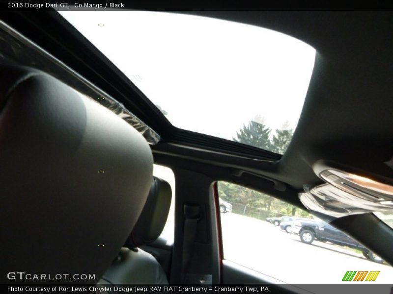Go Mango / Black 2016 Dodge Dart GT