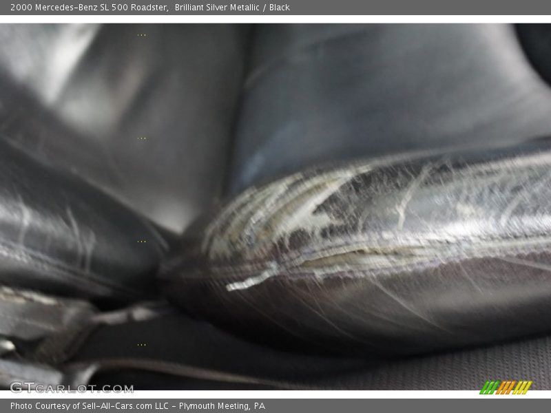Brilliant Silver Metallic / Black 2000 Mercedes-Benz SL 500 Roadster