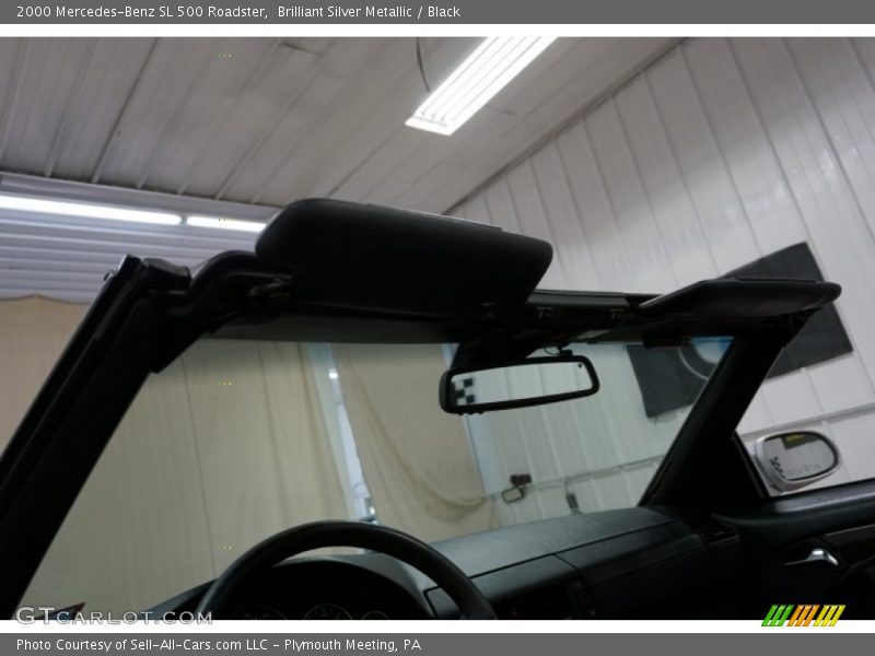 Brilliant Silver Metallic / Black 2000 Mercedes-Benz SL 500 Roadster