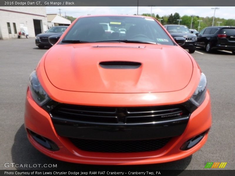 Go Mango / Black 2016 Dodge Dart GT