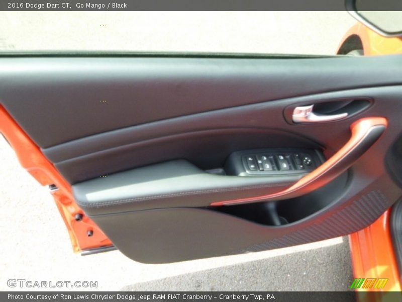 Go Mango / Black 2016 Dodge Dart GT